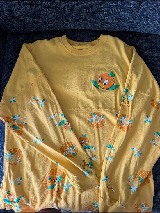 Disney Tops - Disney Yellow Orange Character Print Sweatshirt